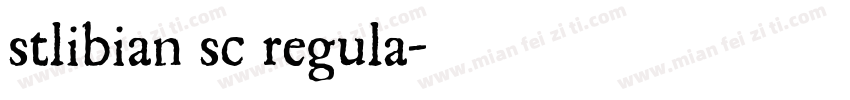 stlibian sc regula字体转换